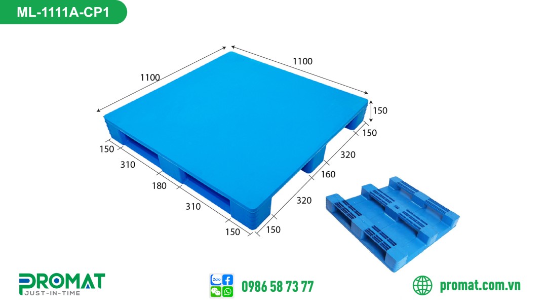 pallet-nhua-1100x1100x150mm-mat-kin-promat-vietnam