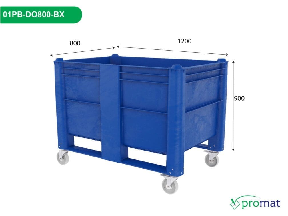 pallet hộp nhựa có bánh xe; pallet hộp nhựa có bánh xe 1200x800x900mm; pallet hộp nhựa 1200x800x900mm; pallet hộp nhựa 1200x800x900 mm; pallet hộp nhựa có bánh xe 1200x800mm; pallet hộp nhựa có bánh xe 1200x800 mm; pallet hộp nhựa 01PB-DO800-BX; pallet hộp nhựa 01PB-DO800-BX promat; promat vietnam; promat.com.vn; promat; professional material supplier; công ty promat;