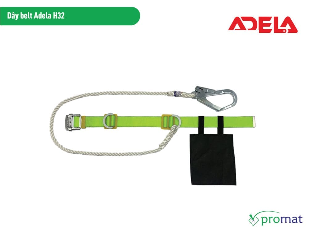 dây belt adela h32 dây đai khóa trượt safety belt harness promat-17x