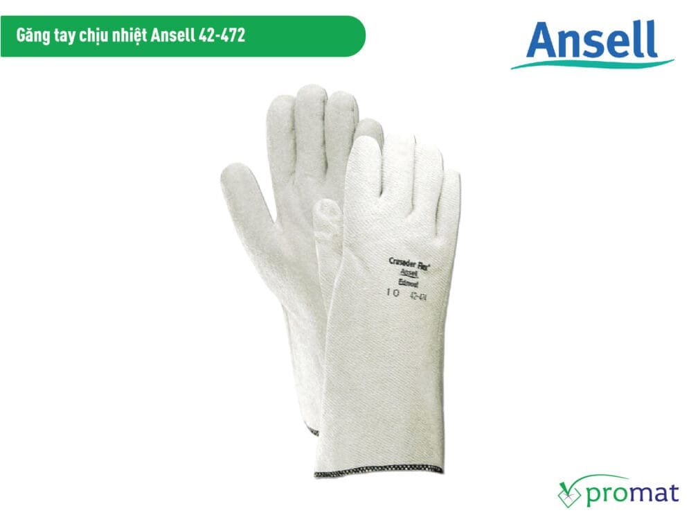 găng tay chịu nhiệt ansell 42-472 promat-21x