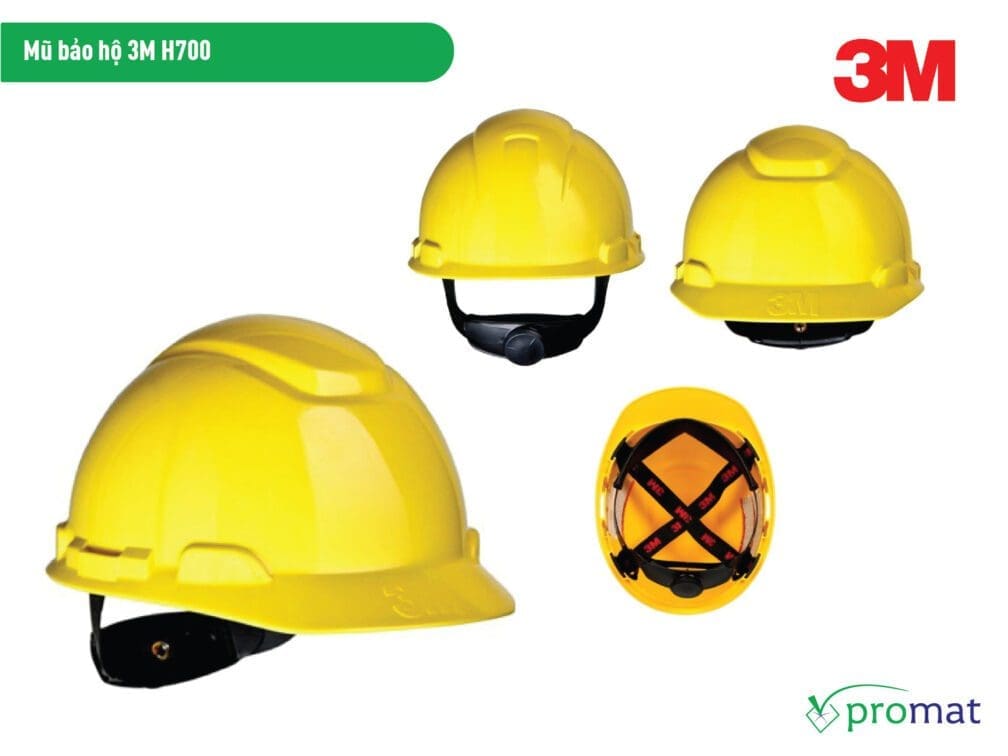 mu bao ho lao dong 3m h700 safety helmets promat.com .vn 09