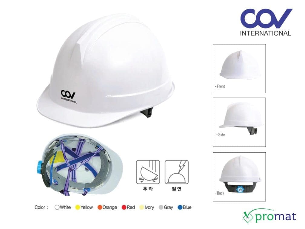 mu bao ho lao dong han quoc cov hf007 safety helmets promat.com .vn 07x