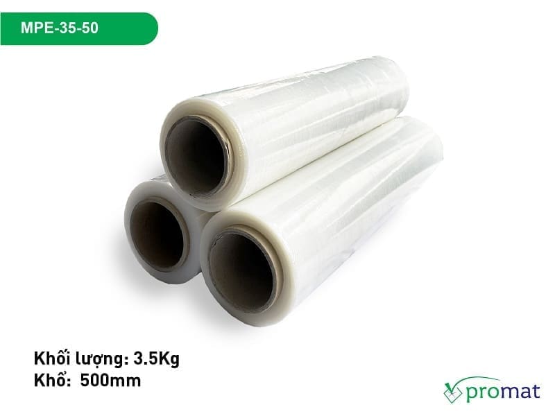 màng pe 3.5kg khổ 50cm giá rẻ tại tphcm hà nội đà nẵng mpe-35-50 promat