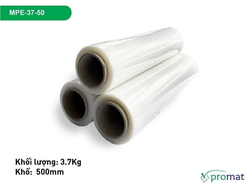 màng pe 3.7kg khổ 50cm giá rẻ tại tphcm hà nội đà nẵng mpe-37-50 promat