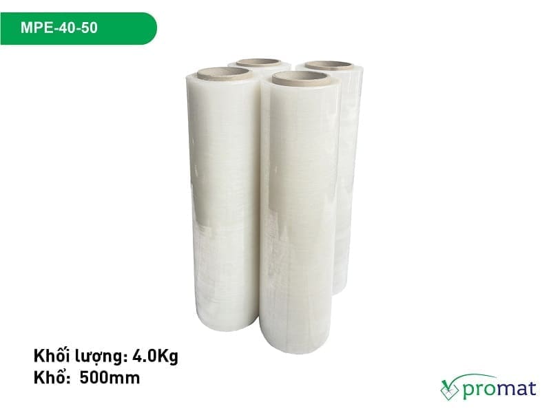 màng pe 4.0kg khổ 50cm giá rẻ tại tphcm hà nội đà nẵng mpe-40-50 promat