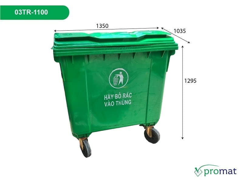 thùng rác công cộng 1100 lít; thùng rác công cộng 1100l; thùng rác công nghiệp 1100 lít; thùng rác công nghiệp 1100l; thùng rác công viên 1100 lít; thùng rác công viên 1100l; thùng rác nhựa 1100 lít; thùng rác nhựa 1100l; thùng rác nhựa 03TR-1100 1035x1350x1295mm; thùng rác nhựa 03TR-1100 1035x1350x1295mm promat;