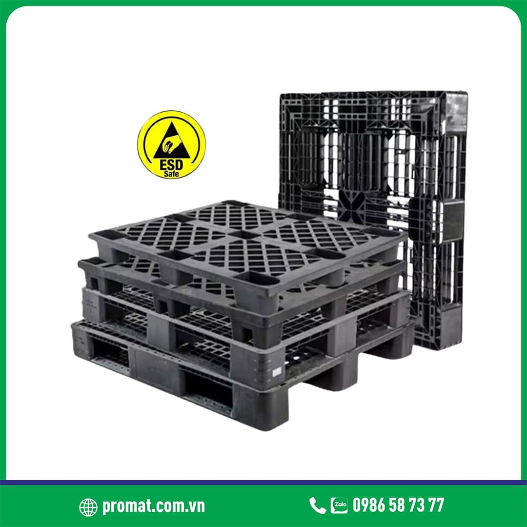 Pallet Nhựa Chống Tĩnh Điện