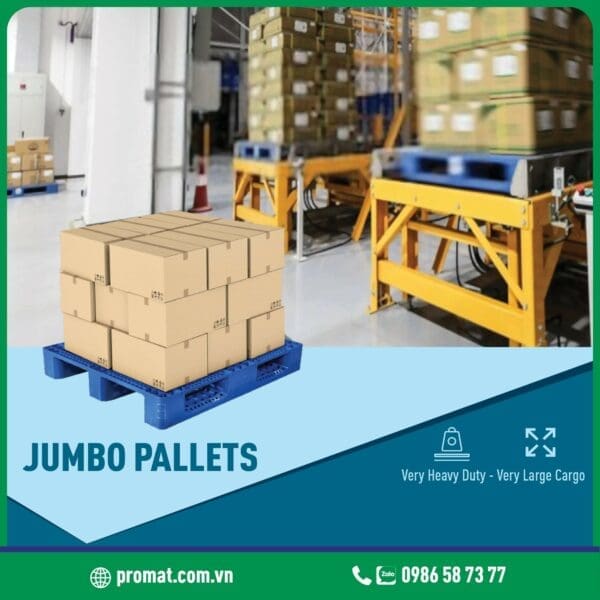 Pallet nhựa kích thước lớn