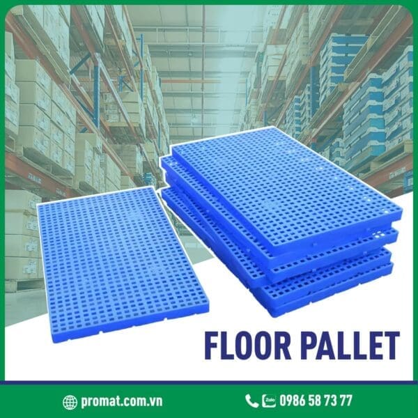 Pallet nhựa lót sàn kê hàng