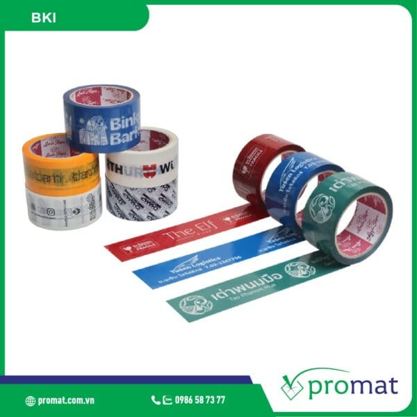 băng keo in logo BKI; promat vietnam; promat.com.vn; promat; professional material supplier; công ty promat