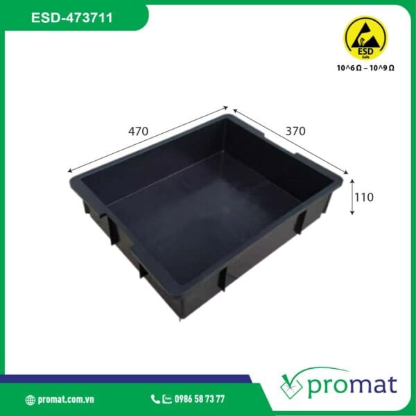 khay nhựa chống tĩnh điện 470x370x110mm ESD-473711; khay nhựa chống tĩnh điện 470x370x110mm ESD-473711 giá rẻ; khay nhựa chống tĩnh điện 470x370x110mm ESD-473711 chất lượng; khay nhựa chống tĩnh điện 470x370x110mm ESD-473711 tại tphcm; khay nhựa chống tĩnh điện 470x370x110mm ESD-473711 tại hà nội; khay nhựa chống tĩnh điện 470x370x110mm ESD-473711 tại đà nẵng; mua khay nhựa chống tĩnh điện 470x370x110mm ESD-473711; khay nhựa chống tĩnh điện 470x370x110mm; khay nhựa chống tĩnh điện 470x370x110mm giá rẻ; khay nhựa chống tĩnh điện 470x370x110mm chất lượng; khay nhựa chống tĩnh điện 470x370x110mm tại tphcm; khay nhựa chống tĩnh điện 470x370x110mm tại hà nội; khay nhựa chống tĩnh điện 470x370x110mm tại đà nẵng; mua khay nhựa chống tĩnh điện 470x370x110mm; khay nhựa chống tĩnh điện ESD-473711; khay nhựa chống tĩnh điện ESD-473711 giá rẻ; khay nhựa chống tĩnh điện ESD-473711 chất lượng; khay nhựa chống tĩnh điện ESD-473711 tại tphcm; khay nhựa chống tĩnh điện ESD-473711 tại hà nội; khay nhựa chống tĩnh điện ESD-473711 tại đà nẵng; mua khay nhựa chống tĩnh điện ESD-473711; khay nhựa chống tĩnh điện; khay nhựa chống tĩnh điện giá rẻ; khay nhựa chống tĩnh điện chất lượng;khay nhựa chống tĩnh điện tại tphcm; khay nhựa chống tĩnh điện tại hà nội; khay nhựa chống tĩnh điện tại đà nẵng; mua khay nhựa chống tĩnh điện; promat vietnam; promat.com.vn; promat; professional material supplier; công ty promat