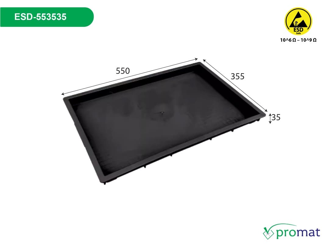 khay nhựa chống tĩnh điện 550x355x35mm ESD-553535; khay nhựa chống tĩnh điện 550x355x35mm ESD-553535 giá rẻ; khay nhựa chống tĩnh điện 550x355x35mm ESD-553535 chất lượng; khay nhựa chống tĩnh điện 550x355x35mm ESD-553535 tại tphcm; khay nhựa chống tĩnh điện 550x355x35mm ESD-553535 tại hà nội; khay nhựa chống tĩnh điện 550x355x35mm ESD-553535 tại đà nẵng; mua khay nhựa chống tĩnh điện 550x355x35mm ESD-553535; khay nhựa chống tĩnh điện 550x355x35mm; khay nhựa chống tĩnh điện 550x355x35mm giá rẻ; khay nhựa chống tĩnh điện 550x355x35mm chất lượng; khay nhựa chống tĩnh điện 550x355x35mm tại tphcm; khay nhựa chống tĩnh điện 550x355x35mm tại hà nội; khay nhựa chống tĩnh điện 550x355x35mm tại đà nẵng; mua khay nhựa chống tĩnh điện 550x355x35mm; khay nhựa chống tĩnh điện ESD-553535; khay nhựa chống tĩnh điện ESD-553535 giá rẻ; khay nhựa chống tĩnh điện ESD-553535 chất lượng; khay nhựa chống tĩnh điện ESD-553535 tại tphcm; khay nhựa chống tĩnh điện ESD-553535 tại hà nội; khay nhựa chống tĩnh điện ESD-553535 tại đà nẵng; mua khay nhựa chống tĩnh điện ESD-553535; khay nhựa chống tĩnh điện; khay nhựa chống tĩnh điện giá rẻ; khay nhựa chống tĩnh điện chất lượng;khay nhựa chống tĩnh điện tại tphcm; khay nhựa chống tĩnh điện tại hà nội; khay nhựa chống tĩnh điện tại đà nẵng; mua khay nhựa chống tĩnh điện; promat vietnam; promat.com.vn; promat; professional material supplier; công ty promat