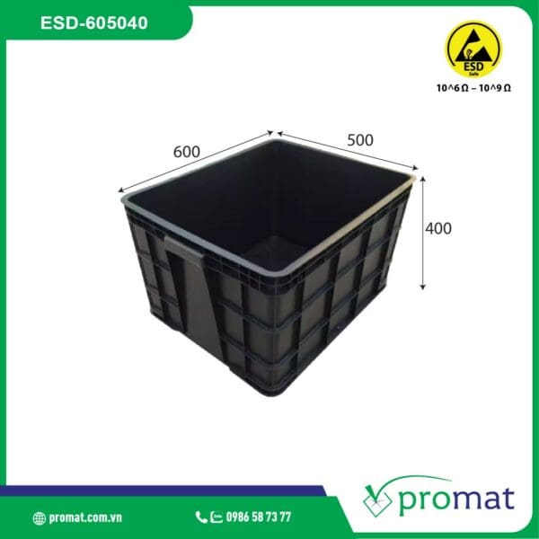 thùng nhựa chống tĩnh điện 600x500x400mm ESD-605040; thùng nhựa chống tĩnh điện 600x500x400mm ESD-605040 giá rẻ; thùng nhựa chống tĩnh điện 600x500x400mm ESD-605040 chất lượng; thùng nhựa chống tĩnh điện 600x500x400mm ESD-605040 tại tphcm; thùng nhựa chống tĩnh điện 600x500x400mm ESD-605040 tại hà nội; thùng nhựa chống tĩnh điện 600x500x400mm ESD-605040 tại đà nẵng; mua thùng nhựa chống tĩnh điện 600x500x400mm ESD-605040; thùng nhựa chống tĩnh điện 600x500x400mm; thùng nhựa chống tĩnh điện 600x500x400mm giá rẻ; thùng nhựa chống tĩnh điện 600x500x400mm chất lượng; thùng nhựa chống tĩnh điện 600x500x400mm tại tphcm; thùng nhựa chống tĩnh điện 600x500x400mm tại hà nội; thùng nhựa chống tĩnh điện 600x500x400mm tại đà nẵng; mua thùng nhựa chống tĩnh điện 600x500x400mm; thùng nhựa chống tĩnh điện ESD-605040; thùng nhựa chống tĩnh điện ESD-605040 giá rẻ; thùng nhựa chống tĩnh điện ESD-605040 chất lượng; thùng nhựa chống tĩnh điện ESD-605040 tại tphcm; thùng nhựa chống tĩnh điện ESD-605040 tại hà nội; thùng nhựa chống tĩnh điện ESD-605040 tại đà nẵng; mua thùng nhựa chống tĩnh điện ESD-605040; thùng nhựa chống tĩnh điện; thùng nhựa chống tĩnh điện giá rẻ; thùng nhựa chống tĩnh điện chất lượng;thùng nhựa chống tĩnh điện tại tphcm; thùng nhựa chống tĩnh điện tại hà nội; thùng nhựa chống tĩnh điện tại đà nẵng; mua thùng nhựa chống tĩnh điện; promat vietnam; promat.com.vn; promat; professional material supplier; công ty promat