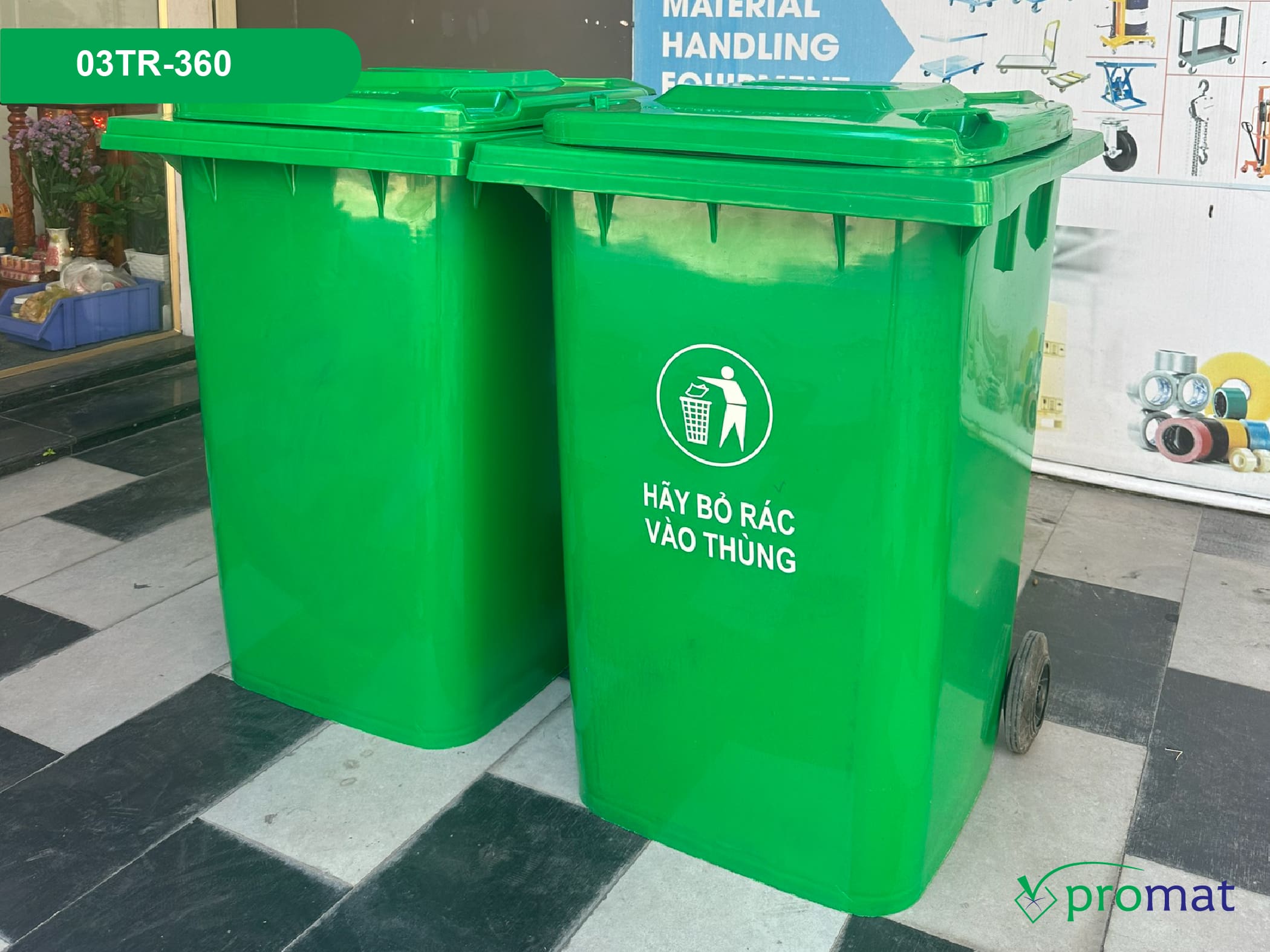 thùng rác công cộng 360 lít; thùng rác công cộng 360l; thùng rác công nghiệp 360 lít; thùng rác công nghiệp 360l; thùng rác công viên 360 lít; thùng rác công viên 360l; thùng rác nhựa 360 lít; thùng rác nhựa 360l; thùng rác nhựa 03TR-360 845x705x1130mm; thùng rác nhựa 03TR-360 845x705x1130mm promat;