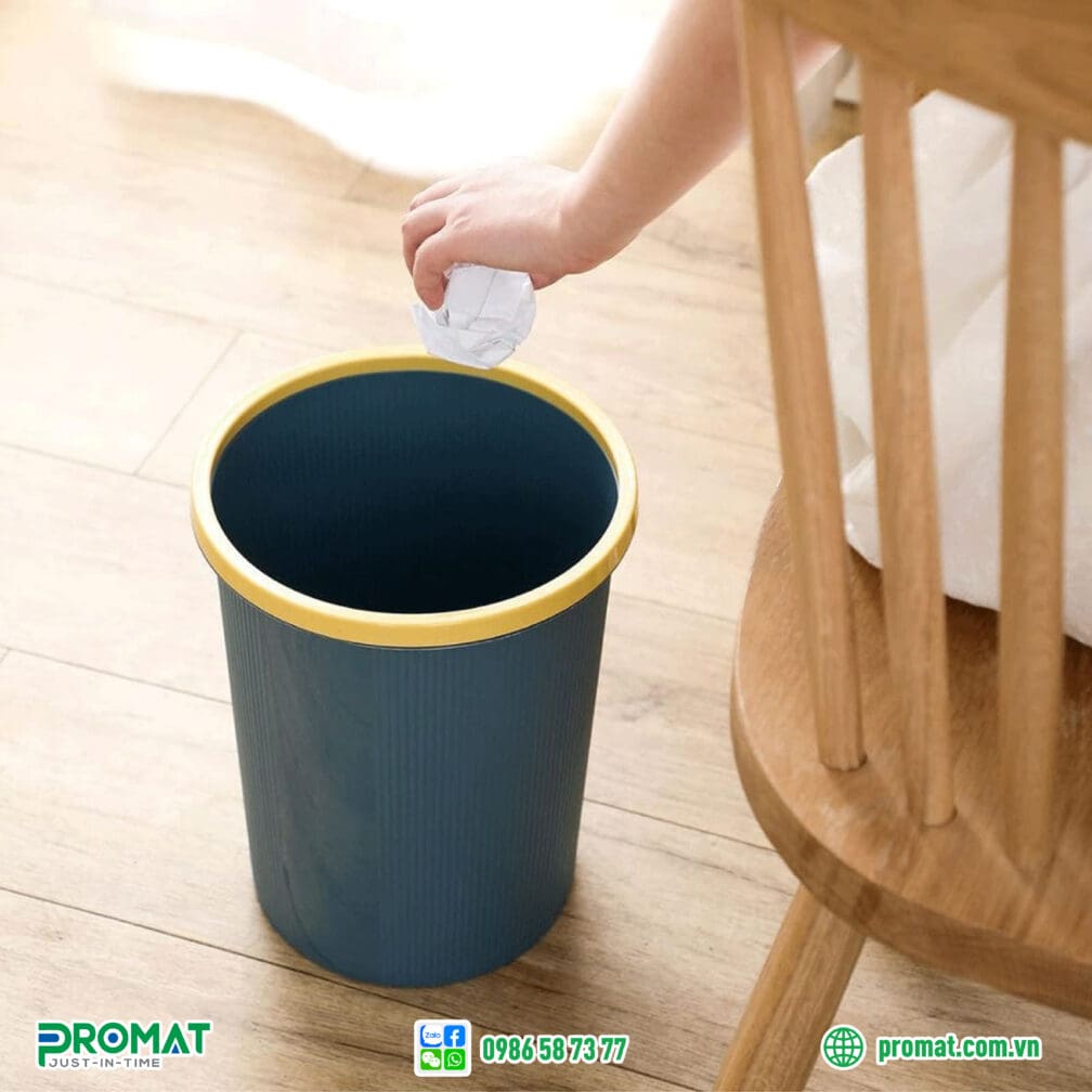 Những Thiết Kế Và Hình Dáng Thùng Rác Nhựa Thông Dụng - Promat Việt Nam