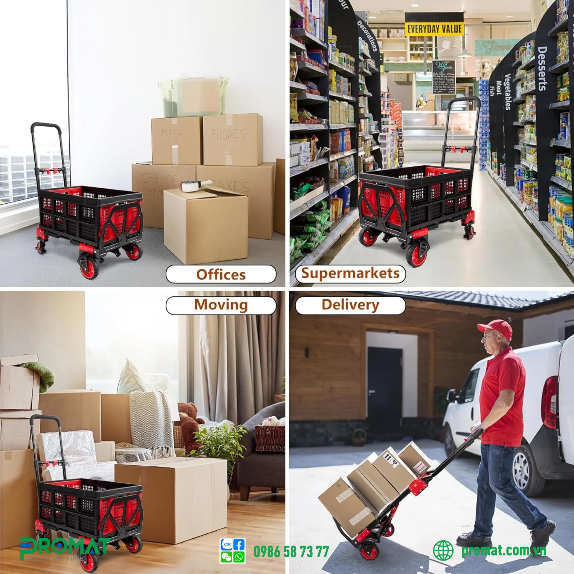 Xe Đẩy Hàng 4 Bánh Gấp Gọn: Giải Pháp Tối Ưu Cho Kho Bãi 2 xe đẩy hàng, xe đẩy hàng 4 bánh gấp gọn, công cụ vận chuyển, giải pháp tối ưu, tiết kiệm không gian, tăng năng suất lao động, an toàn lao động, xe đẩy hàng trong siêu thị, xe đẩy hàng gia đình, xe đẩy hàng văn phòng, xe đẩy hàng y tế, xe đẩy hàng 2 tầng, xe đẩy hàng 3 tầng, xe đẩy hàng tải trọng lớn, khung thép không gỉ, bánh xe cao su, bánh xe nhựa PU, xe đẩy hàng đa dụng, bảo quản xe đẩy hàng, xe đẩy hàng tiết kiệm chi phí, ứng dụng xe đẩy hàng, chọn mua xe đẩy hàng, thương hiệu xe đẩy hàng, promat, promat vietnam, promat.com.vn, công ty promat, công ty promat việt nam, công ty promat vietnam