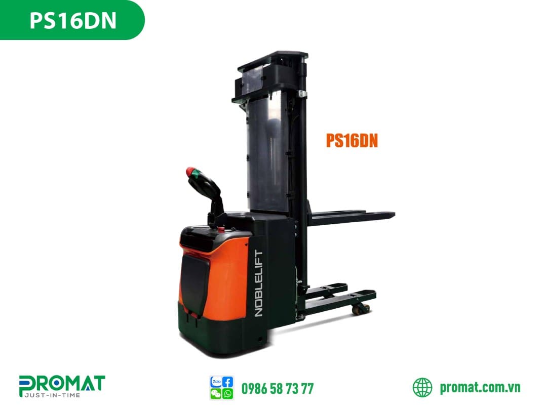 xe nâng stacker noblelift ps16dn; xe nâng stacker noblelift; xe nâng stacker ps16dn; xe nâng điện noblelift ps16dn; xe nâng stacker; xe nâng điện ps16dn; xe nâng điện; xe nâng noblelift ps16dn; promat vietnam; promat.com.vn; promat; professional material supplier; công ty promat;