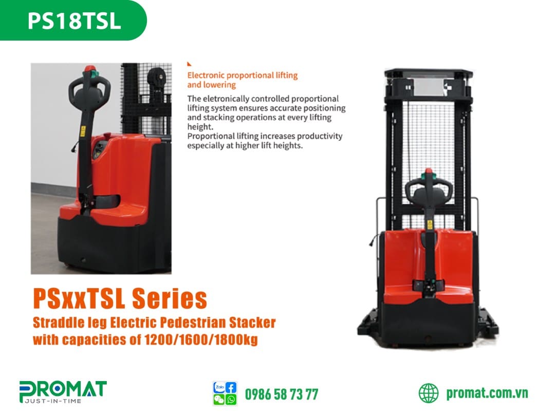 xe nâng stacker noblelift ps18tsl; xe nâng stacker noblelift; xe nâng stacker ps18tsl; xe nâng điện noblelift ps18tsl; xe nâng stacker; xe nâng điện ps18tsl; xe nâng điện; xe nâng noblelift ps18tsl; promat vietnam; promat.com.vn; promat; professional material supplier; công ty promat;