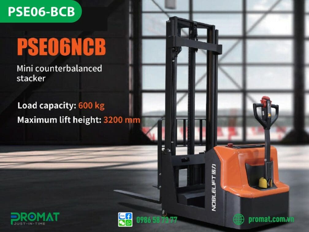 xe nâng stacker noblelift pse06-bcb; xe nâng stacker noblelift; xe nâng stacker pse06-bcb; xe nâng điện noblelift pse06-bcb; xe nâng stacker; xe nâng điện pse06-bcb; xe nâng điện; xe nâng noblelift pse06-bcb; promat vietnam; promat.com.vn; promat; professional material supplier; công ty promat;