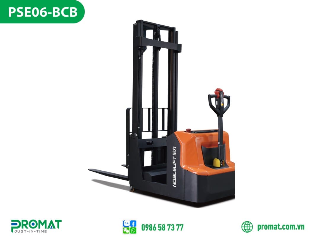 xe nâng stacker noblelift pse06-bcb; xe nâng stacker noblelift; xe nâng stacker pse06-bcb; xe nâng điện noblelift pse06-bcb; xe nâng stacker; xe nâng điện pse06-bcb; xe nâng điện; xe nâng noblelift pse06-bcb; promat vietnam; promat.com.vn; promat; professional material supplier; công ty promat;