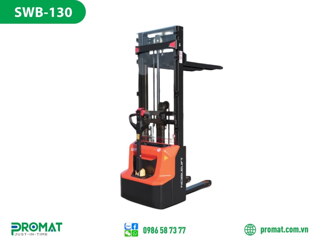 xe nâng stacker noblelift swb-130; xe nâng stacker noblelift; xe nâng stacker swb-130; xe nâng điện noblelift swb-130; xe nâng stacker; xe nâng điện swb-130; xe nâng điện; xe nâng noblelift swb-130; promat vietnam; promat.com.vn; promat; professional material supplier; công ty promat;