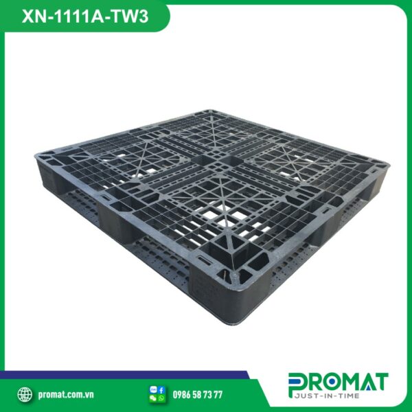 pallet-nhua-1100x1100x125mm-mau-den-promat-vietnam