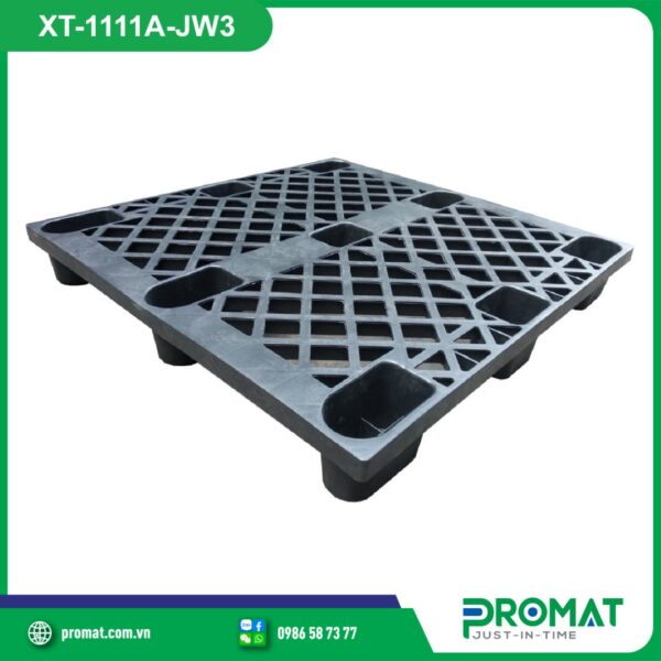 pallet-nhua-1100x1100x140mm-mau-den-promat-vietnam