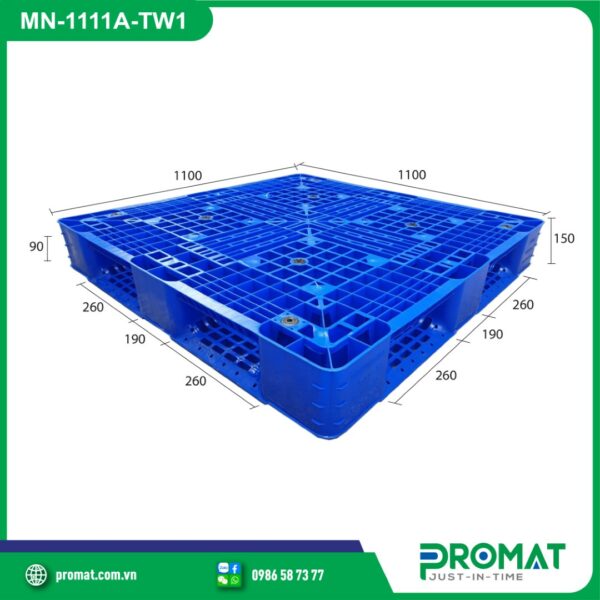 pallet-nhua-1100x1100x150mm-chu-thap-tai-trung-binh-promat-vietnam