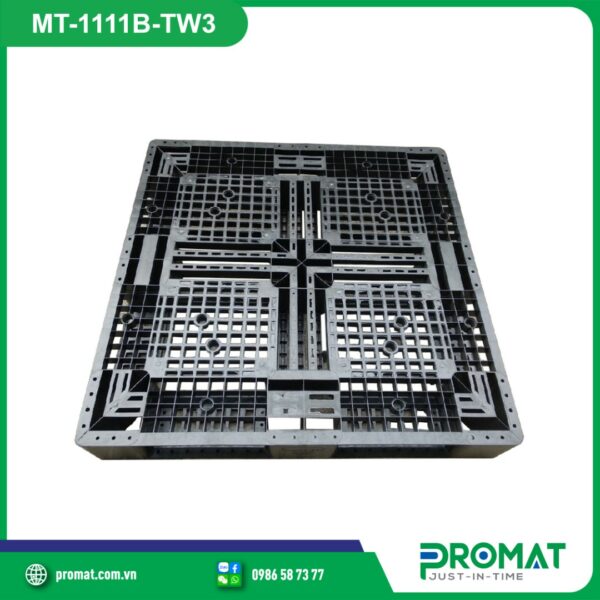 pallet-nhua-1100x1100x150mm-mau-den-tai-vua-promat-vietnam