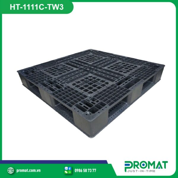 pallet-nhua-1100x1100x155mm-mau-den-promat-vietnam