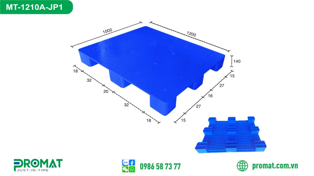 pallet-nhua-1200x1000x140mm-mat-kin-promat-vietnam