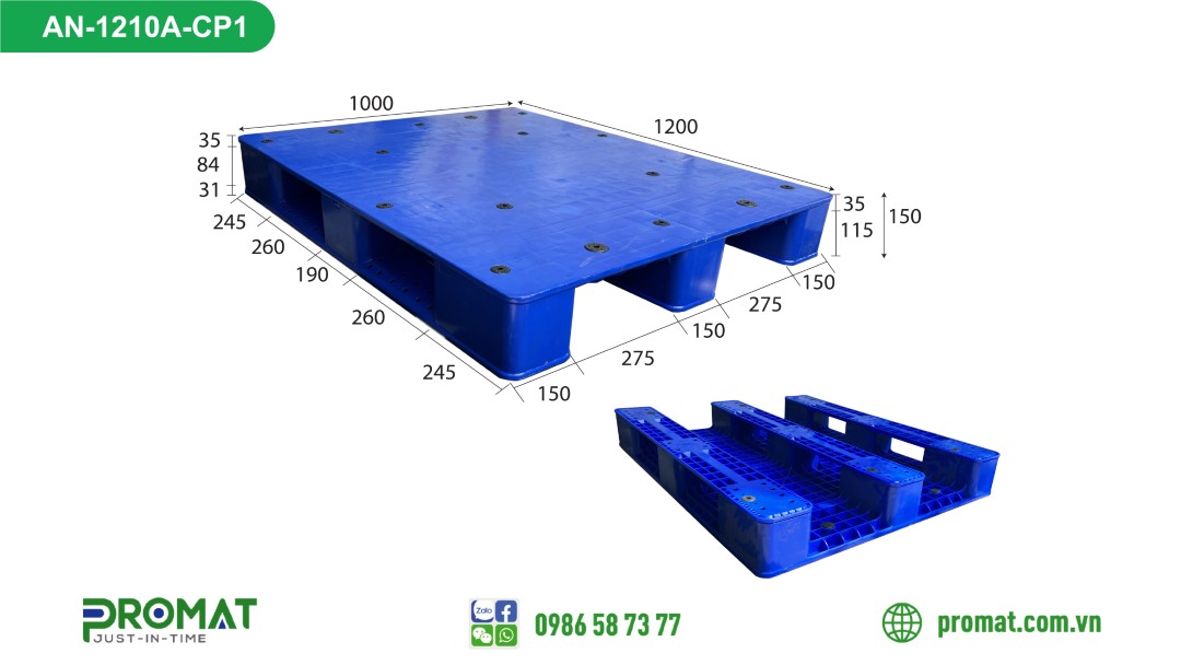 pallet-nhua-1200x1000x150mm-ba-chan-tai-nang-promat-vietnam