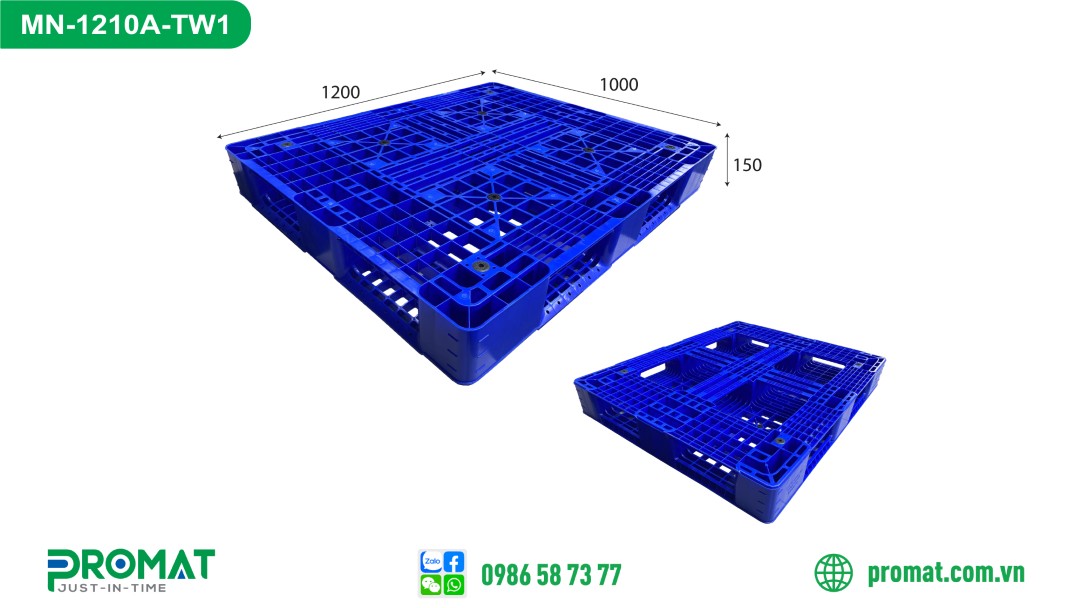 pallet-nhua-1200x1000x150mm-chu-thap-promat-vietnam