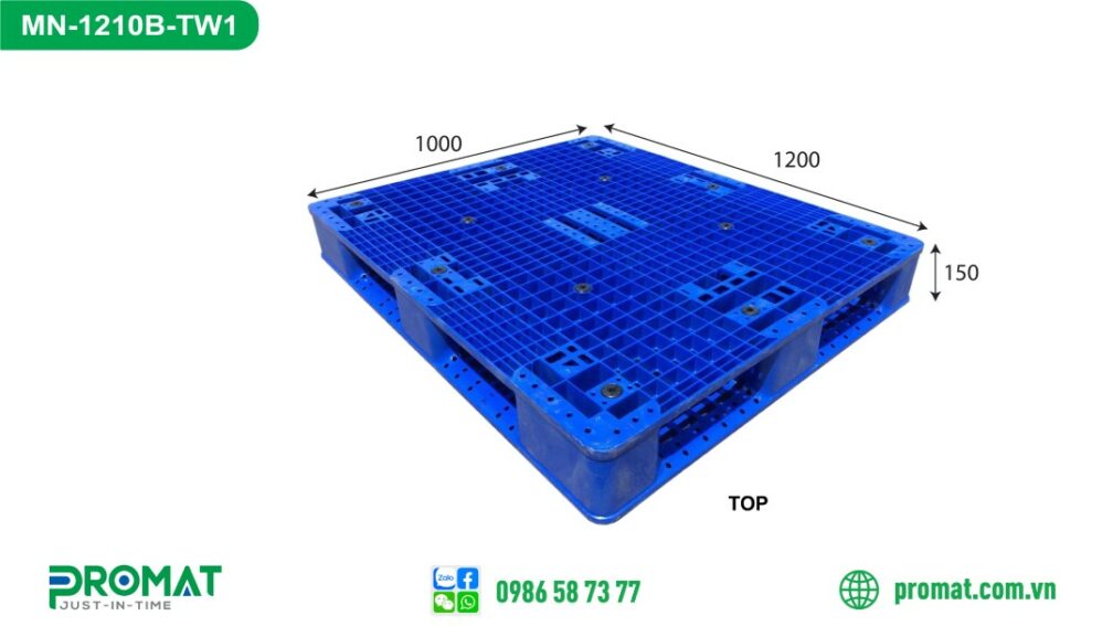 pallet-nhua-1200x1000x150mm-chu-thap-tai-vua-promat-vietnam