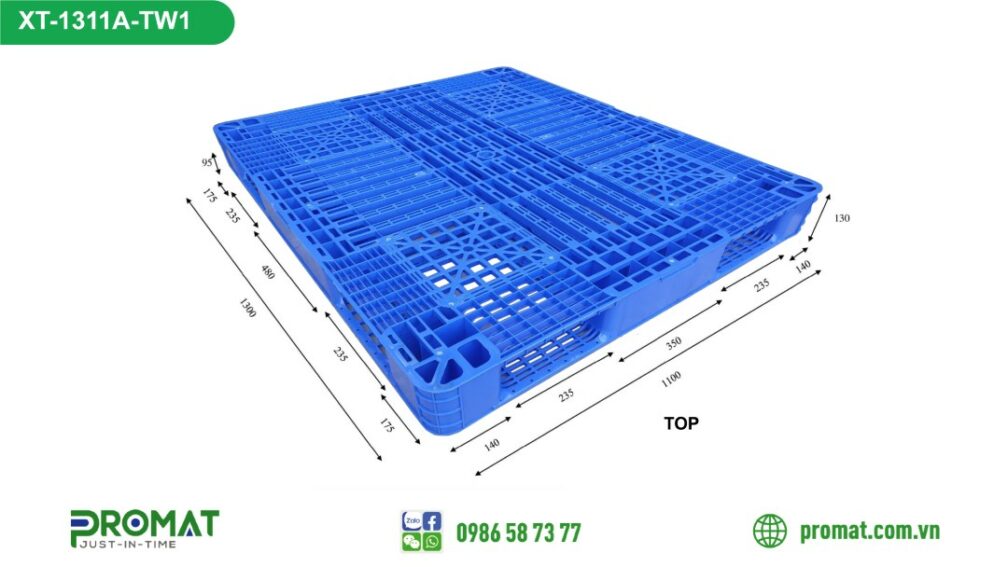 pallet-nhua-1300x1100x130mm-chu-thap-promat-vietnam