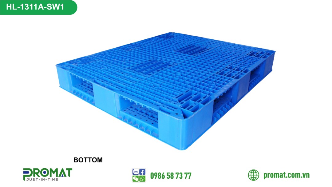 pallet-nhua-1300x1100x150mm-2-mat-ho-promat-vietnam