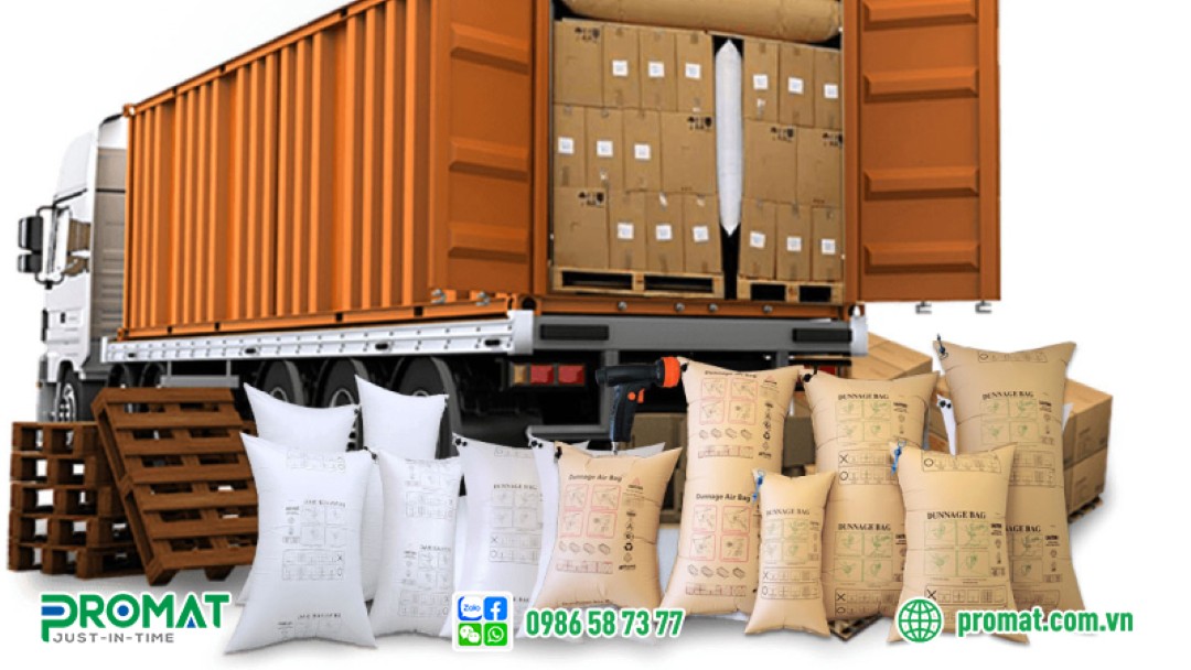 túi khí chèn hàng, vận chuyển đường bộ, bảo vệ hàng hóa, thùng carton, đóng gói, logistics, giảm thiệt hại, tăng hiệu quả, túi khí, túi hơi, nhựa PE, nhựa PP, giấy kraft, áp suất, vận chuyển hàng hóa, container, xe tải, hàng hóa dễ vỡ, hàng hóa nặng, bảo vệ, cố định, giảm rung lắc, giảm va đập, tối ưu hóa không gian, tiết kiệm chi phí, hư hỏng, va chạm, rung lắc, khoảng trống, phương pháp truyền thống, xốp, giấy báo, thanh gỗ, dây đai, thân thiện môi trường, tái chế, dễ sử dụng, promat, promat vietnam, promat.com.vn, công ty promat, công ty promat việt nam, công ty promat vietnam