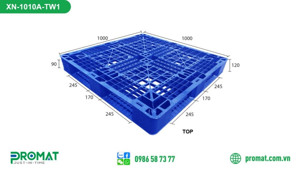 pallet-nhua-1000x1000x120mm-ke-hang-promat-vietnam