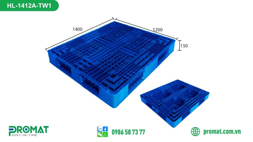 pallet-nhua-1400x1200x150mm-chu-thap-promat-vietnam