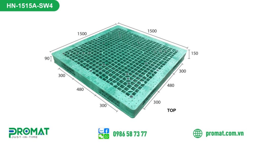 pallet-nhua-1500x1500x150mm-2-mat-ho-promat-vietnam