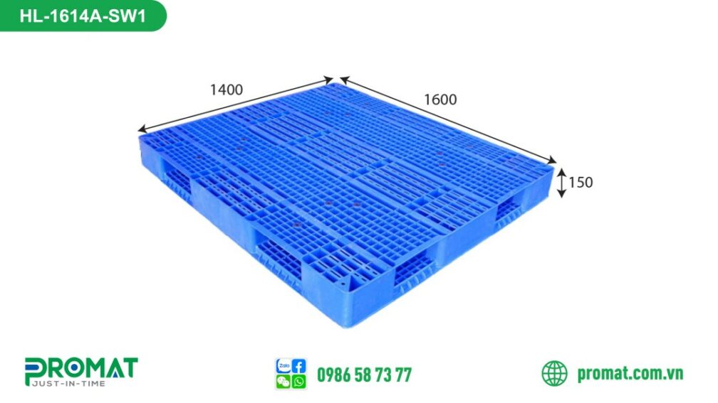 pallet-nhua-1600x1400x150mm-2-mat-ho-promat-vietnam