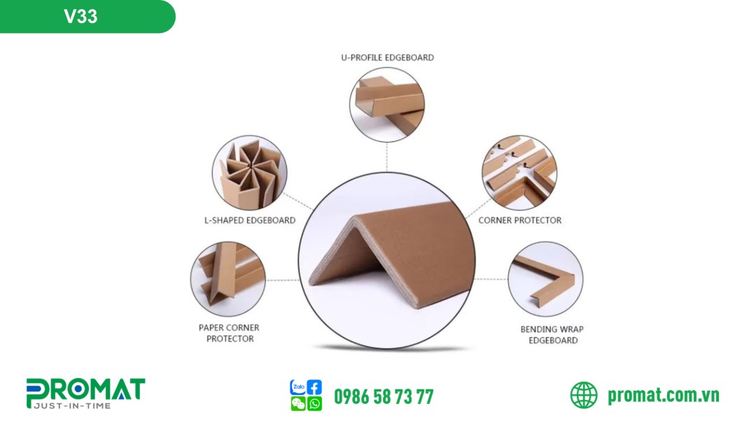 Thanh V Nẹp Góc Giấy (30X30X3)Mm 2 thanh-v-nep-goc-giay-30x30x3mm-v33-BV-promat-vietnam