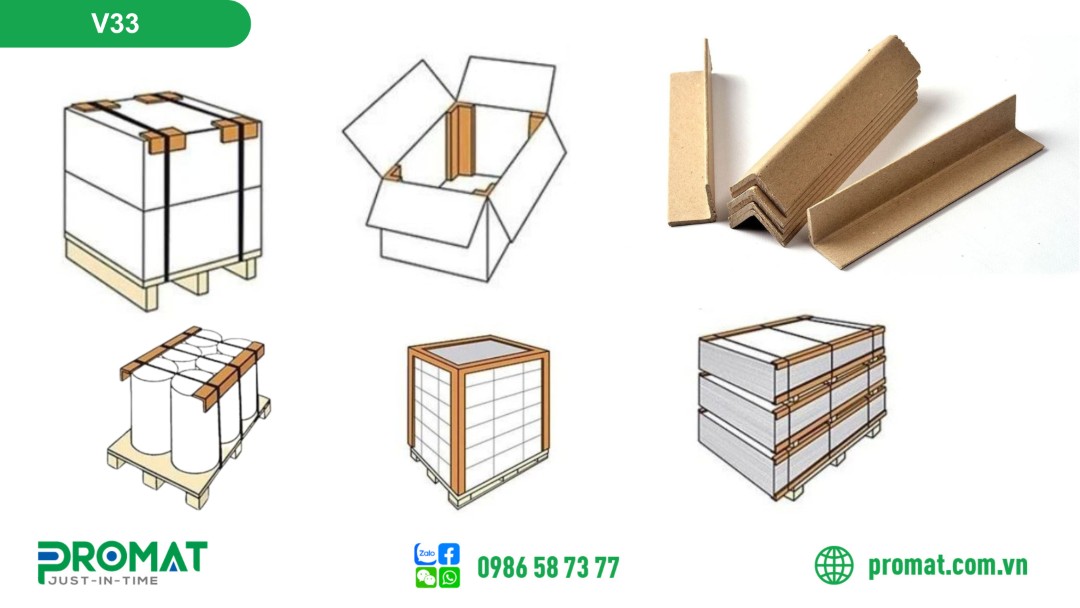 Thanh V Nẹp Góc Giấy (30X30X3)Mm 5 thanh-v-nep-goc-giay-30x30x3mm-v33-BV-promat-vietnam