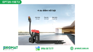 Xe Nâng Tay Điện 1.5 Tấn Ep Ept20-15Et2 6 100