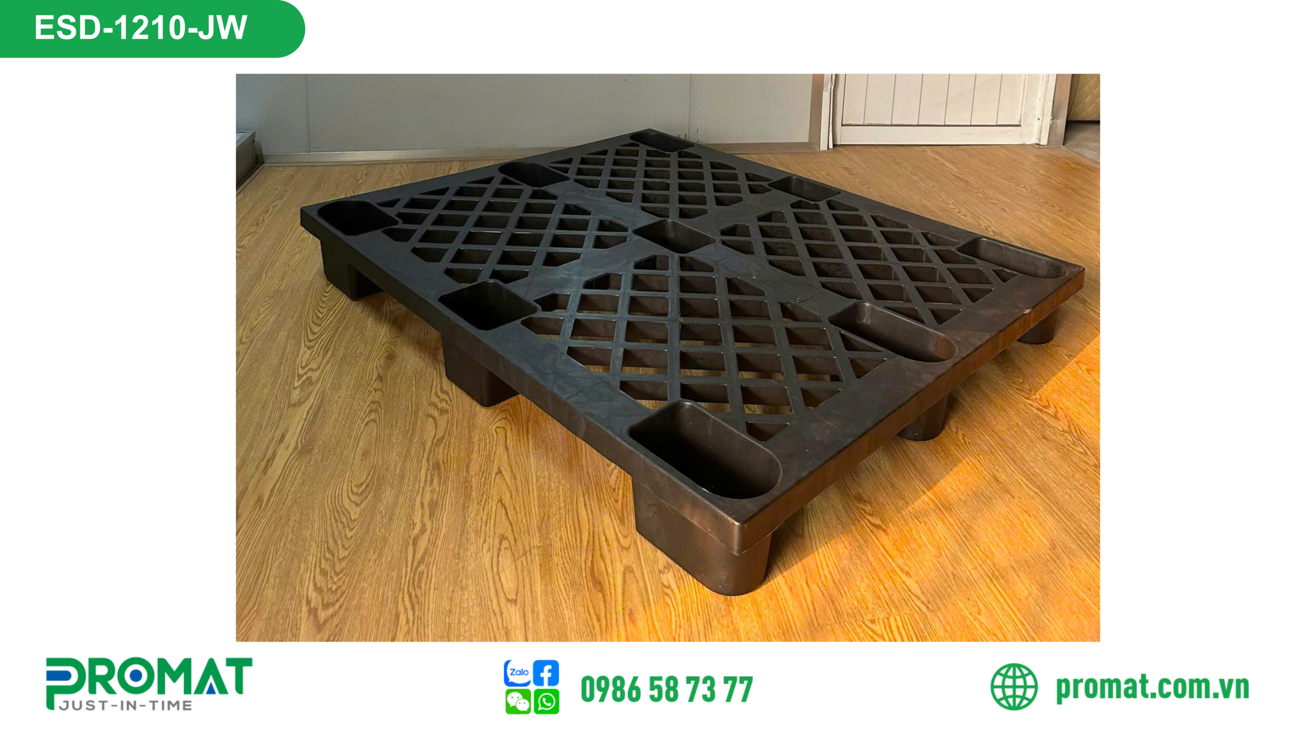 Pallet Nhựa Chống Tĩnh Điện 1200X1000X150Mm 5 ESD 1210 JW 3 scaled