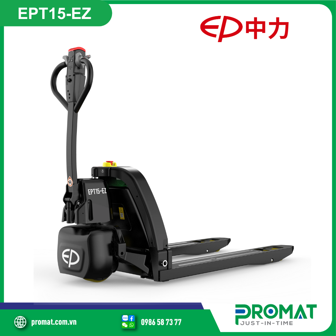 Xe nâng tay điện 1.5 tấn EP EPT15-EZ