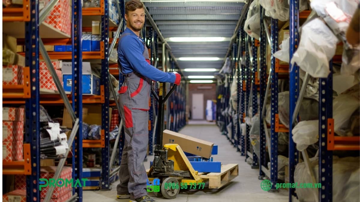 Thông Tin Chung Xe Nâng Tay Thủy Lực Và Ưu Nhược Điểm 3 Hình 3: Xe nâng tay thủy lực mang đến khả năng vận hành tối ưu, nhanh chóng