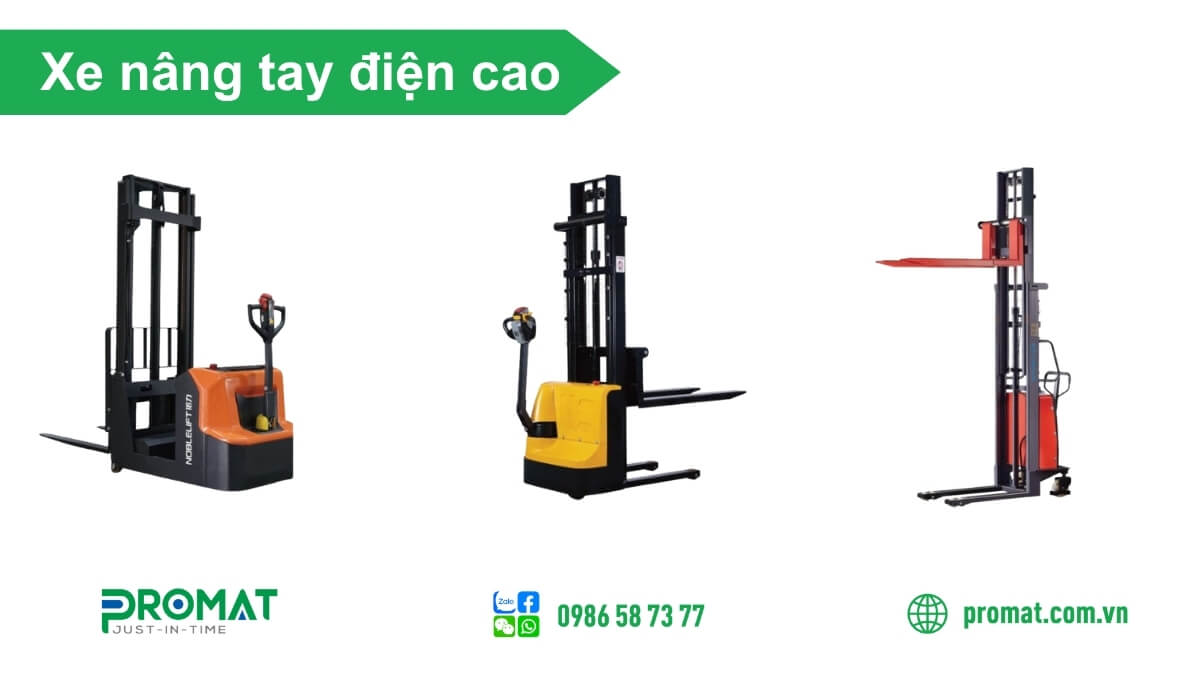 Dòng Stacker được đánh giá linh hoạt, an toàn