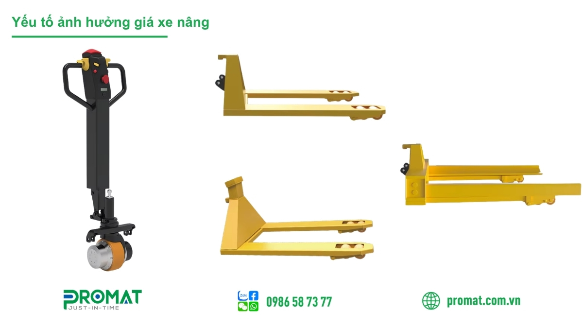 Giá Xe Nâng Tay Và Yếu Tổ Ảnh Hưởng Đến Mức Giá 3 Giá xe nâng tay sẽ ảnh hưởng bởi một số yếu tố khác nhau