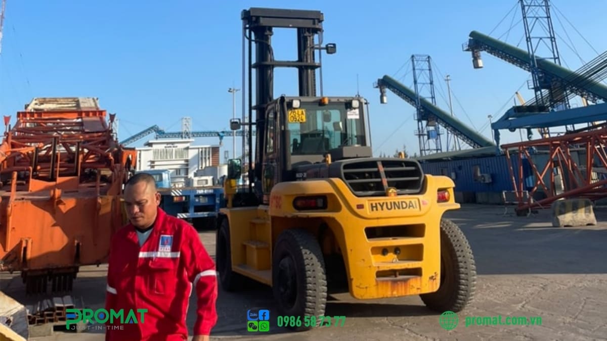 Công Ty Cổ Phần Dịch Vụ Dầu Khí Ptsc 1 xe nang promat cung cap ptsc